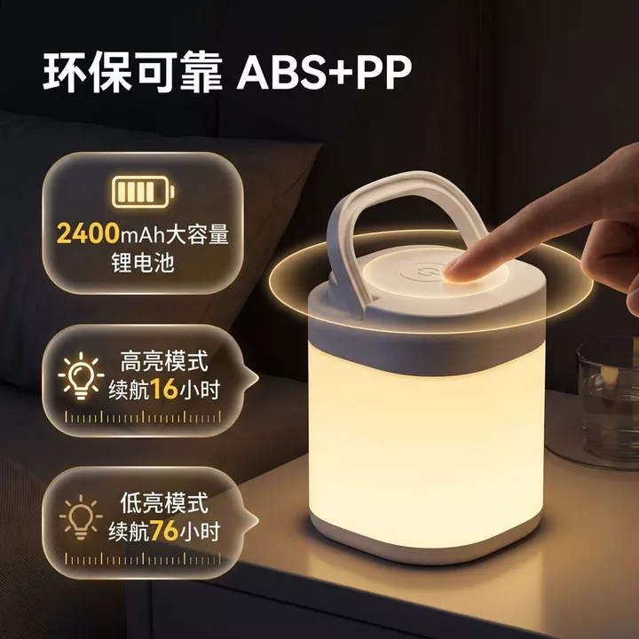 [Bán chạy] Đèn ngủ di động dành cho bà mẹ tùy chỉnh Đèn ngủ di động Đèn ngủ lên ban đêm cho con bú Phòng ngủ ngủ Điều khiển từ xa Nhà máy nguồn đèn ngủ