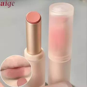 Son Môi Nhung Mờ AIGE, Cốc Chống Dính Chống Thấm Nước Son Tint, Khỏa Thân Mơ Mịn 6 Màu Son Bùn Mỹ Phẩm