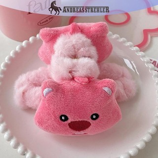 Onetimingfine Búp Bê Sang Trọng Gấu Trúc Tóc Móng Vuốt Thời Trang Hoạt Hình Phong Cách Hàn Quốc Động Vật Kẹp Acrylic Kích Thước Lớn Mùa Đông Chữ Thập VN