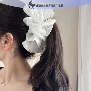 Onetimingfine Thời Trang Tuyn Nơ Lớn Đám Mây Lấy Kẹp Thanh Lịch Retro Nữ Lưới Sợi Đuôi Ngựa Bím Vuốt Kẹp Phụ Kiện Tóc Quà Tặng Mũ Đội Đầu VN
