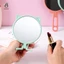 1 Chiếc Tai Đơn Giản Cầm Tay HD Gương Trang Điểm Di Động Có Thể Gập Lại Sử Dụng Kép Giá Rẻ Để Bàn Gương Tay Cầm Gương Trang Điểm Học Sinh Mới