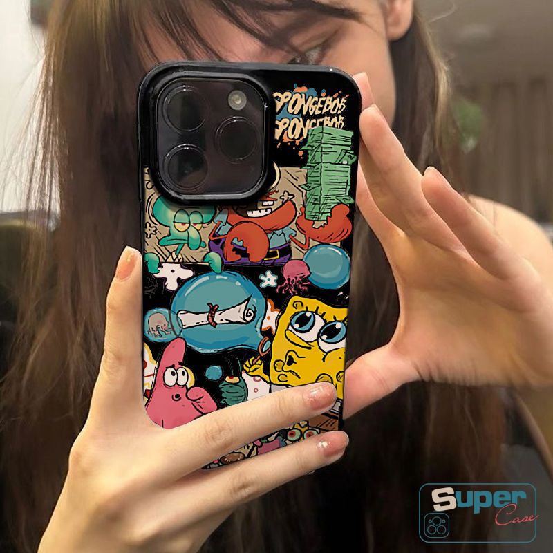 Ốp Lưng Tương Thích Cho IPhone 11 16 17 15 13 14 12 Pro Max Air 16 15 14 17 13 12 Pro 16 15 14 6 6s 7 8 Plus XR X XS Max SE 2020 SpongeBob Patrick Star Toy Bìa mềm truyện
