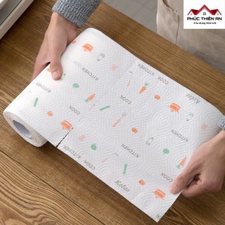 [Combo] Cuộn giấy lau nhà bếp đa năng có thể tái sử dụng nhiều lần - tiện dụng, tiết kiệm