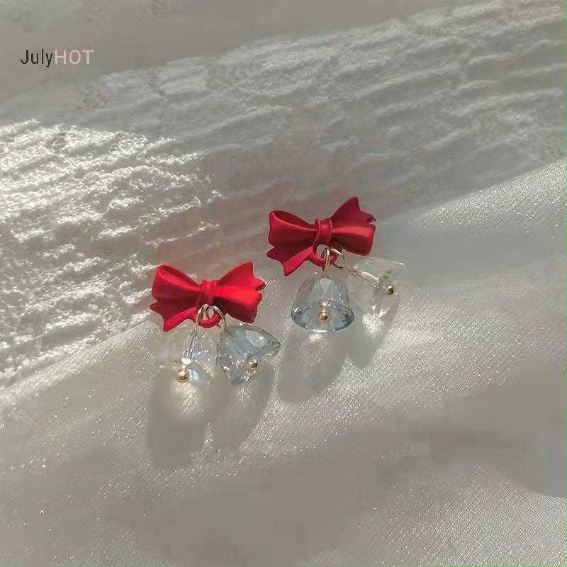 Bông tai Crystal Bow - Quà tặng sang trọng cho Giáng sinh