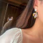 Bông tai thanh lịch sang trọng thời trang Hàn Quốc Zircon thời trang Hàn Quốc Bán buôn