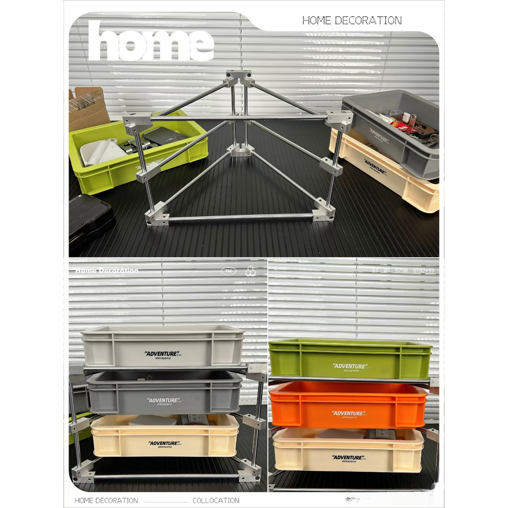 Hộp đựng đồ mini – Hộp đựng đồ đa năng có thể xếp chồng, dùng trong nhà & ngoài trời, phong cách tối giản