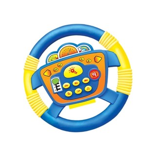 Kids Steering Wheel Toy For Car Passenger Seat With Sound Effects Musical Toy