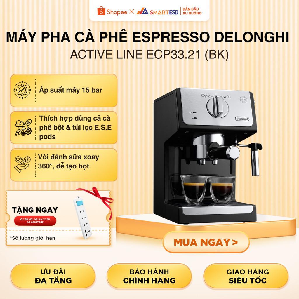 Máy pha cà phê espresso DeLonghi Active Line (BK) Màu