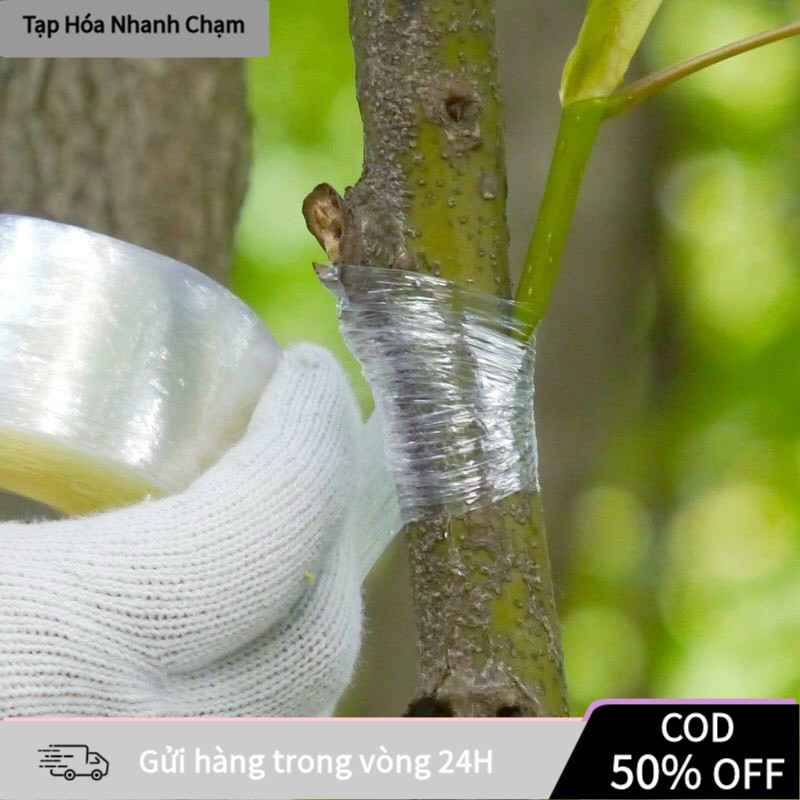 【COD】Màng keo ghép cây tự dính khổ 3cm cuộn 150m chất liệu mềm dẻo dễ sử dụng cho các công việc ghép cây chuyên nghiệp