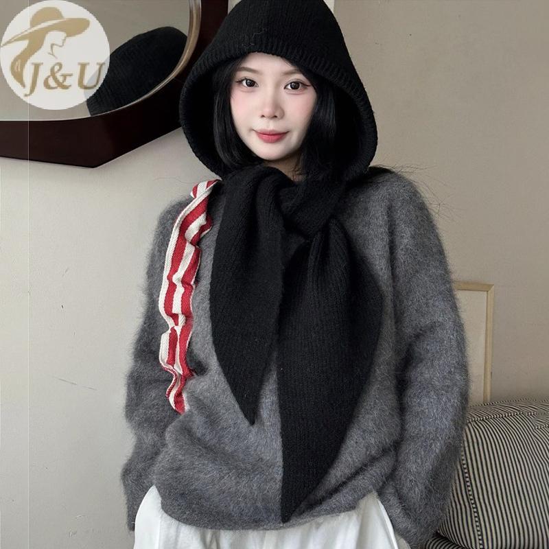 JU Mũ len mùa thu đông giữ ấm và bảo vệ tai VN