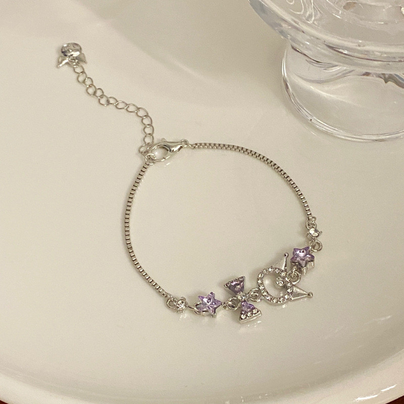 Vòng tay Culomi Shining Zircon đá zircon sáng bóng - quà tặng đa năng mới