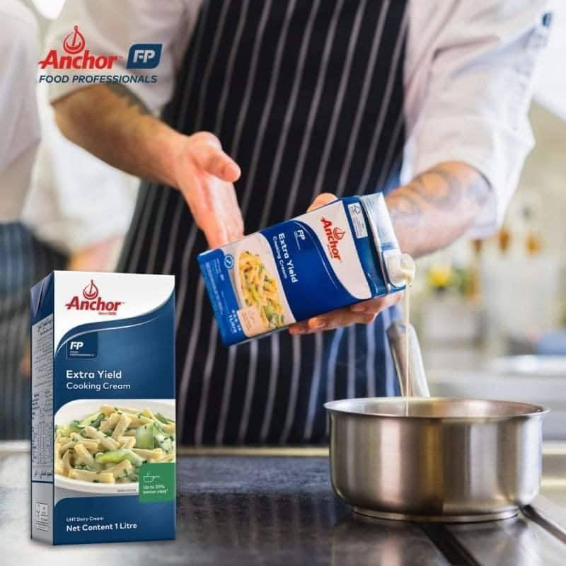 Kem nấu Cooking Cream Hiệu Anchor hộp 1L, Đơn Giản Tiện Lợi Cho Món Ăn Thêm Thơm Ngon