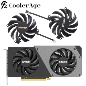 IFor INNO3D GeForce RTX4060Ti TWIN X2 85MM CF-12915S RTX4060Ti Quạt thay thế Card đồ họa *
