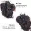 VFZ Tổng Hợp Tóc Bun Chignon Lộn Xộn Xoăn Kẹp Tóc Co Giãn Scrunchy Giả Tóc Miếng Cho Nữ Kẹp Tóc OTE