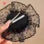 MJnmc Gothic Ren Bánh Tóc Dễ Thương Trẻ Em Kẹp Tóc Mũ Đội Đầu Phụ Kiện Tóc Kawaii Nữ Cô Gái Tóc Trang Trí Mới