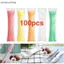 AA 100 Chiếc DIY Ice Popsicle Tủ Đông Túi Khuôn Dùng Một Lần Cho Qui Cream Làm Mùa Hè Vui Vẻ Tại Nhà VN