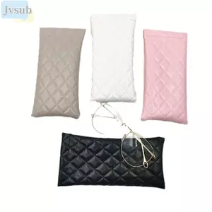 Túi đựng kính JVSUB, Túi đựng kính râm đơn / hai lớp bằng da PU, Túi đựng kính mắt cao cấp chống nước di động dành cho phụ kiện kính mắt du lịch