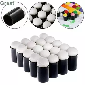 TUYỆT VỜI 10 Chiếc Ngón Tay Xốp Daubers Tranh Thủ Công Bộ Phấn Mực Thêu Sò