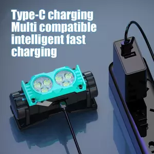 Đèn pha có thể sạc lại LED Đèn làm việc có thể điều chỉnh USB VN