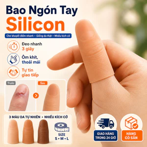 🔥Giá sốc🔥Bao ngón tay silicon mô phỏng nhiều kích cỡ |Bọc ngón tay giả silicon đa dạng size |Đồ chơi ngón tay ma thuật