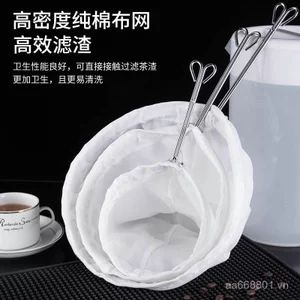 Phong Cách Hồng Kông Túi Lọc Trà Sữa Vớ Kéo Túi Trà Dụng Cụ Đặc Biệt Cho Cửa Hàng Trà Sữa Túi Trà Lọc Trà Lưới Túi Trà XXBG