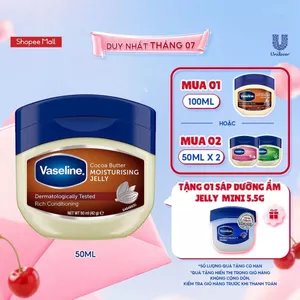 Sáp dưỡng ẩm Vaseline Protecting Jelly Bơ Cacao - Cocoa Butter (Tùy chọn dung tích)