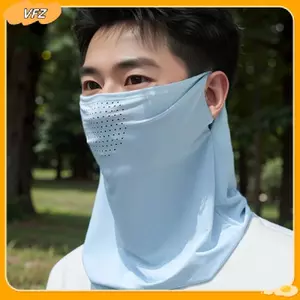 VFZ Unisex Khăn Mặt Thoáng Khí Ice Silk UV Mặt nạ Chống Nắng Mềm Có Thể Điều Chỉnh Chống Tia Cực tím Mỏng Cho Hoạt Động Ngoài Trời Mùa Hè Louislifecool