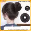 VFZ Móng Vuốt Kẹp Loại Tóc Giả Bun Tổng Hợp Thẳng Chignon Kẹp Trên Tóc Đuôi Nối Dài Updo Tóc Bun Tóc Mảnh Tóc Cho Nữ Louislifecool