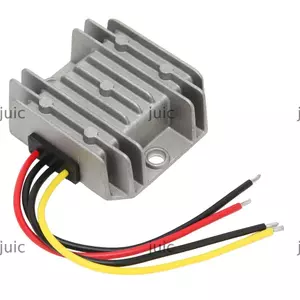 Bộ chuyển đổi JUIC DC-DC, Bộ chuyển đổi điện áp chống nước IP67 hiệu quả, Bảo vệ quá tải 36V48V sang 12V 10A 120W Giảm điện áp DVD