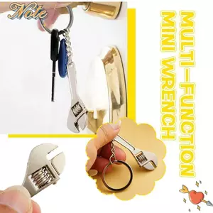 NOTE1 1 Cái Móc Khóa Cờ Lê Mini, Dụng Cụ Cầm Tay Nam Món Quà Đặc Biệt Hàm Cờ Lê Móc Chìa Khóa, Kim Loại Di Động Mở Đầu Chuyển Đổi Cờ Lê Dụng Cụ Cho Xe Đạp Xe Máy Sửa Chữa Ô Tô