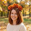 THEGIRL8B Bí Ngô Đầu, Ngộ nghĩnh Sáng Tạo Halloween Mũ, Phụ Kiện Tóc Trang Điểm Đạo Cụ Trang Trí Ngày Lễ Mũ Cosplay