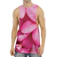 Plumeria Flower Unisex Tank Top, Áo thun khô nhanh không tay in đầy đủ, Thời trang mùa hè mềm mại thoáng khí
