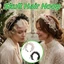 DONOVANQQ Đầu Lâu Tóc Hoop, Vành Rộng Lông Tơ Lưới Gothic Băng Đô, Ma Mũ Ruffle Ren 3D Skeleton Phong Cách Tối Cosplay Mũ Đội Đầu Goth Girls