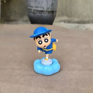 Chữa Bệnh Giải Nén Hoạt Hình Crayon Shin-Chan Trường Xoay Âm Nhạc Trang Trí Xe Hơi Trang Trí Máy Tính Để Bàn Quà Tặng Dễ Thương Mới