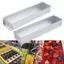 Ziyulinyuk Khuôn Làm Bánh Dài Bằng Thép Không Gỉ Chống Trơn Trượt BakingTray Chống Trầy Xước Hình Chữ Nhật Tiramisu Đế Bánh DlY Dụng Cụ Nấu Ăn Nhà Bếp VN