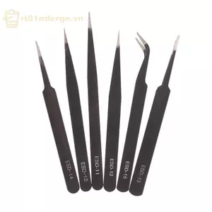 GE 6 Chiếc Chính Xác s Set Chống Tĩnh Điện ESD Thép Không Gỉ Dụng Cụ Sửa Chữa Cho Điện Tử Mô Hình Hàn Trang Sức Makin VN
