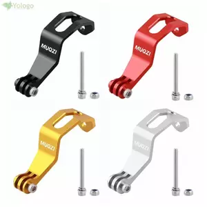 Giá đỡ đèn trước xe đạp YOLOGO, Giá đỡ đèn pha xe đạp màu đen đỏ vàng bạc có thể điều chỉnh, Giá đỡ đèn xe đạp bằng hợp kim nhôm Xe đạp