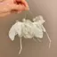 HFSHY Hoa sel Mặt Dây Chuyền Trắng Veil Lưới Ngọt Ngào Thiết Kế Cánh Hoa Nữ Trang Sức Cho Giáng Sinh Ngày Lễ Quà Tặng VN