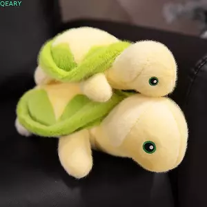 QEARY Búp bê nhồi bông rùa biển, Đồ chơi nhồi bông rùa lông tơ nhồi bông, Búp bê sang trọng Rùa hoạt hình Ngôi sao mềm mại Động vật biển Rùa gối trẻ em