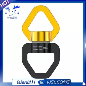 Xoay Xoay / Xoay 30KN Màu Đen Xoay Cho Carabiner Xoay Cho Web Tree Swing, Khiêu Vũ Trên Không, Xoay Trẻ Em, Võng Treo Xoay Hạng Nặng