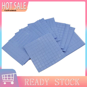 < CarFashion > 100 Cái 10x10x05mm Tản Nhiệt Silicon Dẫn Nhiệt Cho GPU VGA IC