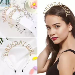 JVSUB Sinh Nhật Bé Gái Băng Đô Kim Loại Tạo Kiểu Tóc Ngọt Ngào