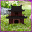 Cảnh quan cá Cảnh quan Cây cảnh Pavilion Mô phỏng nhỏ Trang trí Đồ trang trí