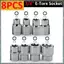 Bộ ổ cắm ngôi sao E8-E20 E-Torx 3 / 8 "Bộ dụng cụ cầm tay mô-men xoắn bên ngoài đa năng
