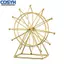 <cosyh>Stylish Gold Wheel Decor Contemporary Accent for Home and Office Decor