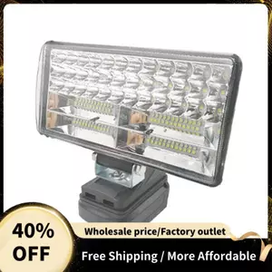 Đèn Led 8Inch Đèn Làm Việc Spotlight Công Việc Ngoài Trời Câu Cá Công Cụ Khẩn Cấp Đèn Tương Thích Với Pin 18V