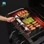 Xiên BBQ ba chiều, Xiên BBQ bằng thép không gỉ, Thanh trượt đẩy dễ sử dụng, Hoàn hảo cho thịt, rau củ, trái cây Dễ dàng lắp đặt Dễ dàng sử dụng