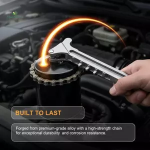 Dụng Cụ Tẩy Lọc Dầu Tự Động Cờ Lê Tay Cầm Dây Xích Có Thể Điều Chỉnh 12 Inch Cho Nhà Để Xe Và Xưởng Cơ Khí mới
