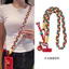Hàng sẵn có Little Bee Chain Shell Điện thoại di động Dây buộc dài Messenger Hợp thời trang mạnh mẽ có thể trở lại Dây đeo táo bạo Nam Nữ Dây treo leo núi ngoài trời