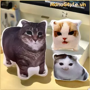 Móc khóa giọng nói mèo MONOSTYLE, Mặt dây chuyền giọng nói mèo con Đức giải nén ngược, Oiiaioooooiai sáng tạo với âm thanh Búp bê giọng nói cho mèo Đồ chơi trẻ em Schoolbag Trang trí mặt dây chuyền